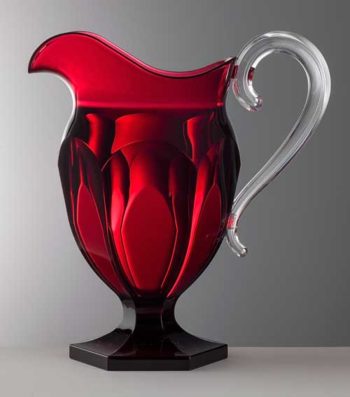 Mario Luca Giusti Roberta Ruby Pitcher 10.0" H