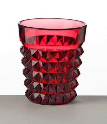 Mario Luca Giusti Palazzo Red Tumbler 10°z  Set/6