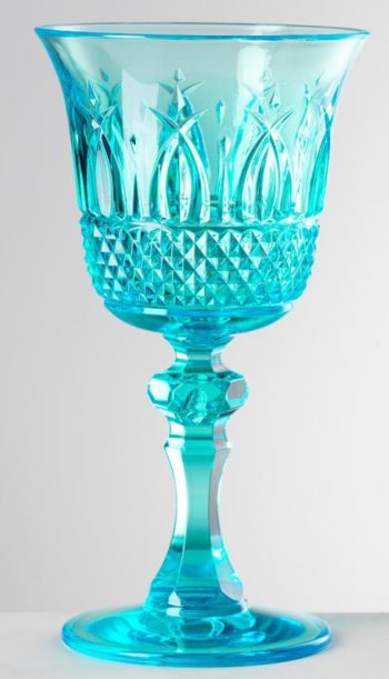 Mario Luca Giusti Italia Turquoise Wine Glass - Set of 6