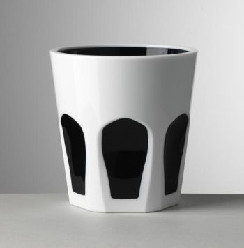 Mario Luca Giusti Gulli White/Black Tumbler - Set of 6