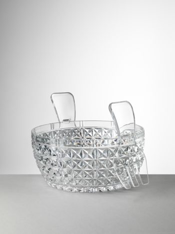 Mario Luca Giusti Churchill Salad Bowl Clear 10"D x 5"H