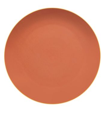 Vista Alegre Mar Charger Plate Salmon 13"