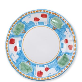 Vietri Campagna Mucca Dinner Plate 10"D