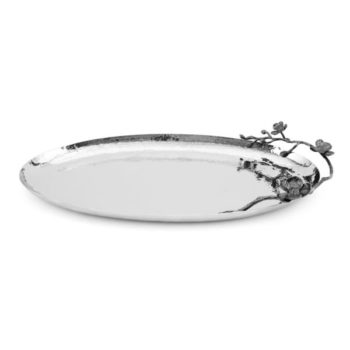 Michael Aram Black Orchid Large Oval Platter 20.5"L x 10.5"W x 3"H
