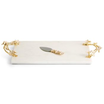 Michael Aram Cherry Blossom Cheese Board w/ Spreader