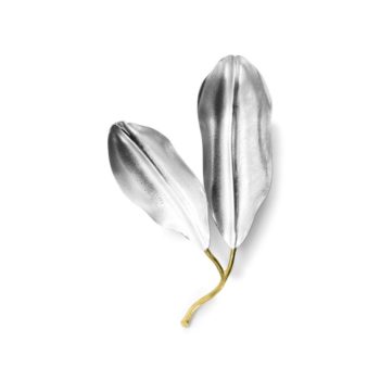 Michael Aram Lodhi Garden Mango Leaf Double Dish