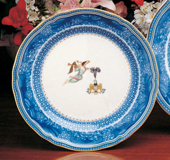 Mottahedeh Cincinnati Service Bread & Butter Plate 7.75"D