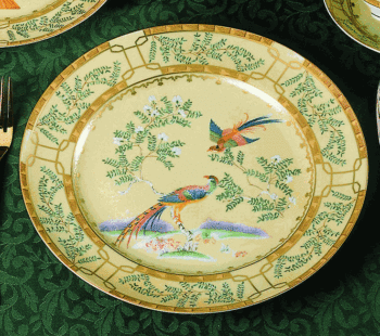 Mottahedeh Ch'ing Garden Dinner Plate 10"D - Image 2