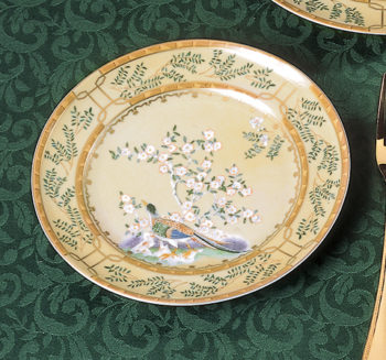 Mottahedeh Ch'ing Garden Bread and Butter Plate 6.75" - Image 2