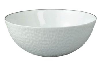 Raynaud Mineral Platinum Calabash Shaped Salad Bowl 9.1", 59.5 oz.
