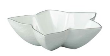 Raynaud Mineral Platinum Star Cup White Inside 7.7"