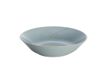 Milestone By Mottahedeh Leaf Blue Haze Pasta Bowl 10"D