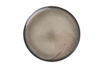 Milestone By Mottahedeh Leaf Agate Dessert Plate 9.5"D