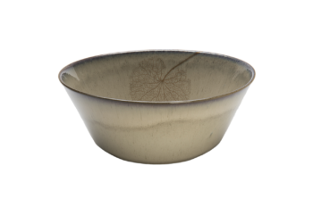 Milestone By Mottahedeh Leaf Agate Medium Serving Bowl 10.5"D x 4.5"H