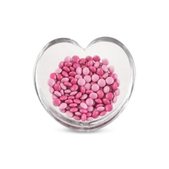Nambe Heart Bowl Glass 6.25" - Image 2