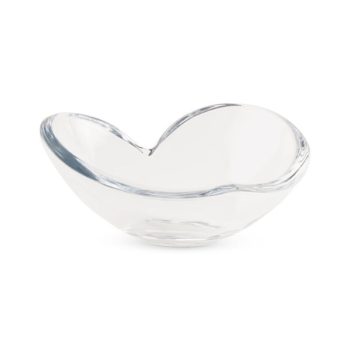 Nambe Heart Bowl Glass 8.5"