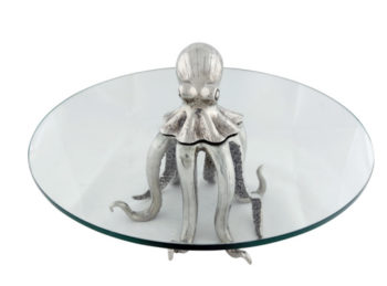 Vagabond House Octopus Dessert Stand 17" W x 9" T