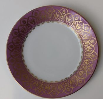 Royal Limoges Oasis Purple Dessert Plate