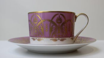 Royal Limoges Oasis Purple Tea Saucer