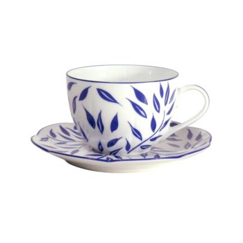 Royal Limoges Olivier Blue Tea Cup