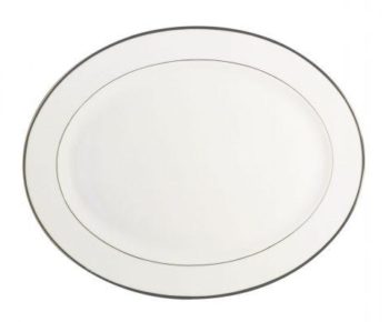 Haviland Orsay Platinum Oval Platter Medium 13.75"