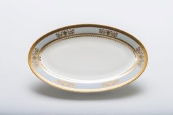 Deshoulieres Orsay Powder Blue Relish Dish