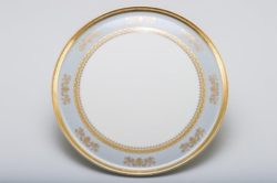 Deshoulieres Orsay Powder Blue Round Cake Platter