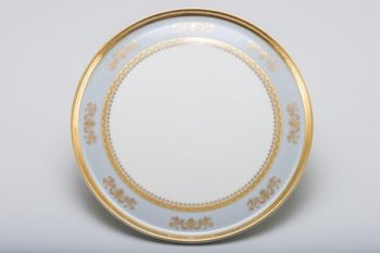 Deshoulieres Orsay Powder Blue Round Cake Platter