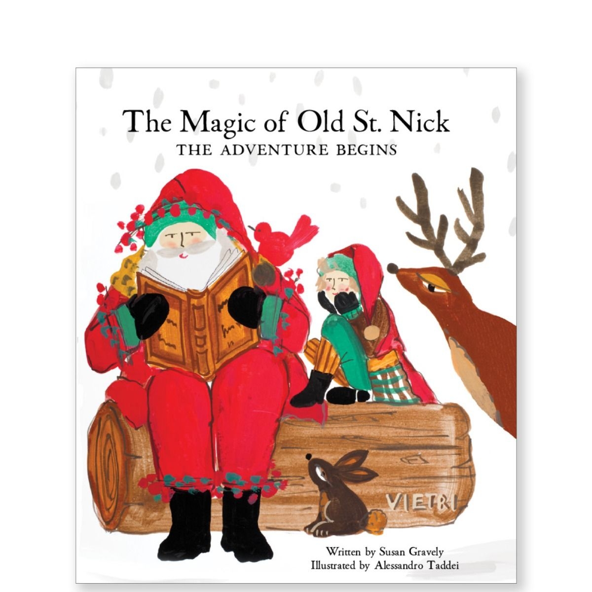 Vietri Old St. Nick The Magic of Old St. Nick: The Adventure Begins Book.