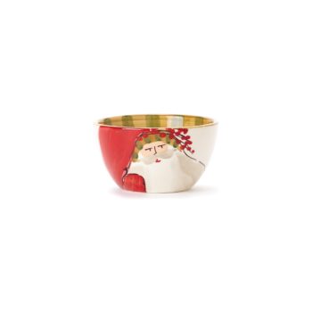 Vietri Old St. Nick Cereal Bowl - Animal Hat