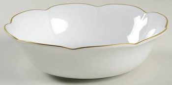 Royal Limoges Fleur't Matte Gold Salad/Pasta Plate