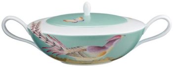 Raynaud Paradis Turquoise Soup Tureen 66.75 oz.