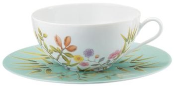 Raynaud Paradis Turquoise Breakfast Saucer Only