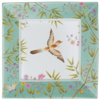 Raynaud Paradis Turquoise #1 Trinket Tray L 6.75" W 6.75"