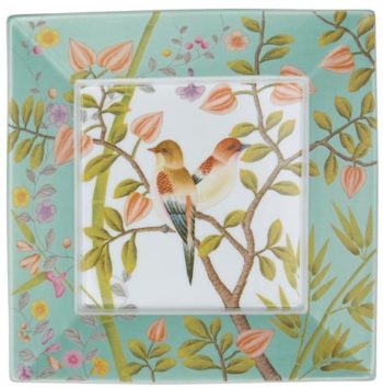 Raynaud Paradis Turquoise #3 Trinket Tray L 6.75" W 6.75"