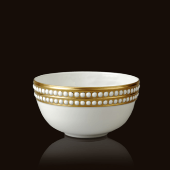 L'Objet Perlee Gold Cereal Bowl 5.5" - Image 2