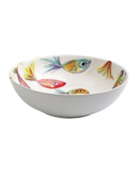 Vietri Pesci Colorati Deep Bowl 11"D, 3.25"H