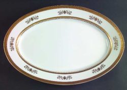 Deshoulieres Orsay White Oval Platter