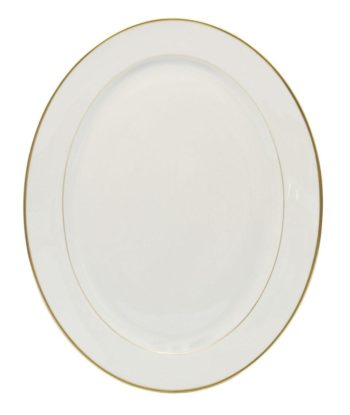Haviland Orsay Gold Oval Platter Large 15.75"