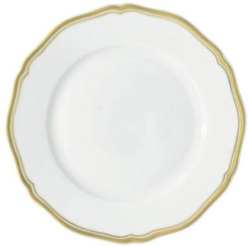 Raynaud Polka Gold Salad Plate 7.75" D