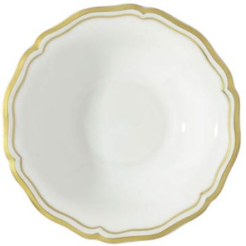 Raynaud Polka Gold Fruit Saucer 4.75"