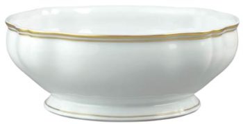 Raynaud Polka Gold Salad Bowl 72.0 oz