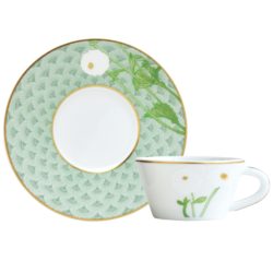 Bernardaud Praiana Espresso cup and saucer 2 oz