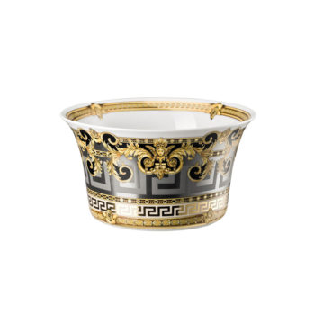 Versace Prestige Gala Grey Vegetable Bowl Open 6 3/4 inch