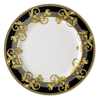 Versace Prestige Gala Grey Dinner Plate 10.5"