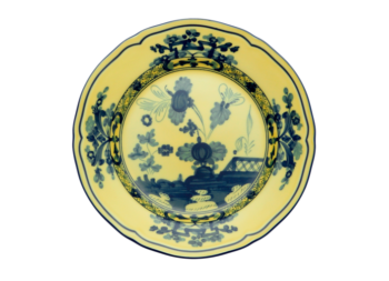 Ginori 1735 Oriente Italiano Citrino Flat Bread Plate 6 3/4"D