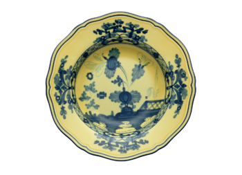 Ginori 1735 Oriente Italiano Citrino Soup Plate 9.5"D