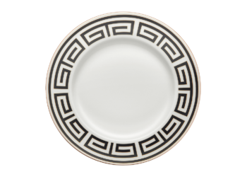 Ginori 1735 Labirinto Nero Soup Plate 9 1/2"