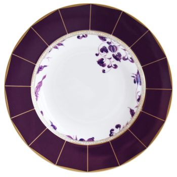Bernardaud Prunus Rim soup plate 9"