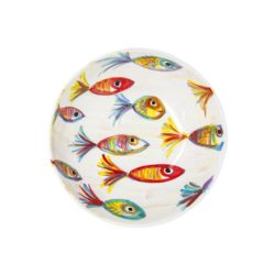 Vietri Pesci Colorati Salad Plate 9"D